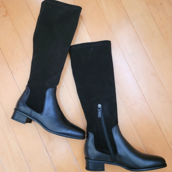 Aquatalia Lina Calf Suede Knee High Boots - Picture 10 of 10